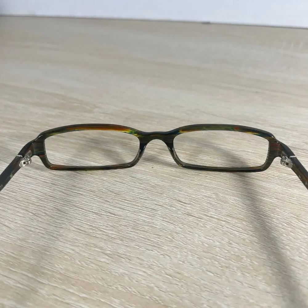 Prada VPR06G 6AK-1O1 Eyeglasses Frames Only Green Brown 52-17-135 Italy